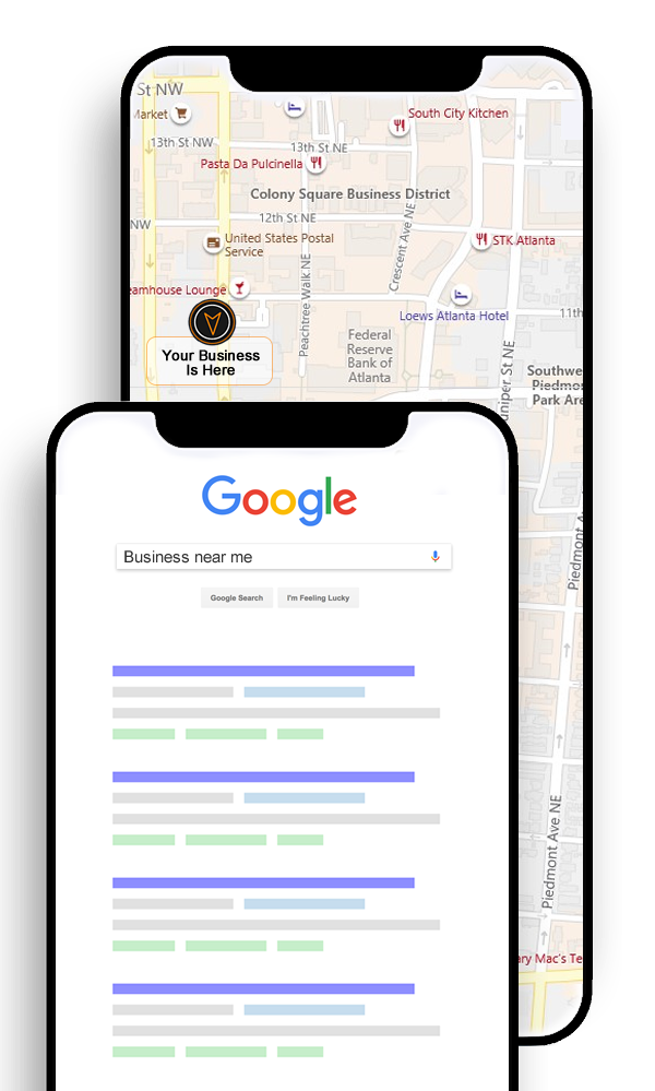Rank In The City » Be On First Page In Search With Your Business | Search Visibility | Search Ranking | Google Search on Phone